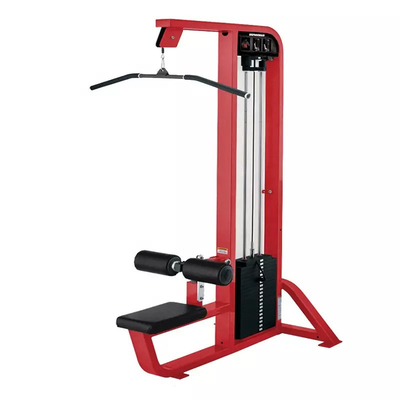 Apparecchiature per palestre commerciali Peso universale stack pin caricato in acciaio seduta Lat pulldown bar