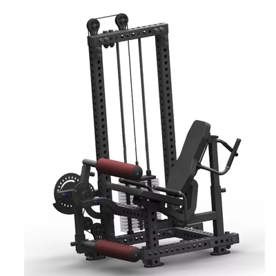 Fitness Strength Training Leg Press Leg Curl Extension Machine con selezione del carico pin