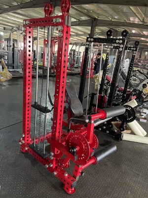 Fitness Strength Training Leg Press Leg Curl Extension Machine con selezione del carico pin