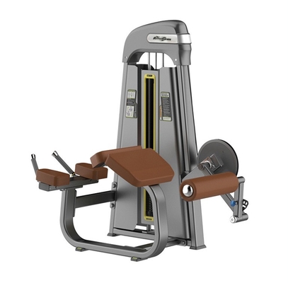 Esercizio fisico allenamento di forza macchina di stacking di pesi per sdraiare le gambe in ginocchio esercizio curl