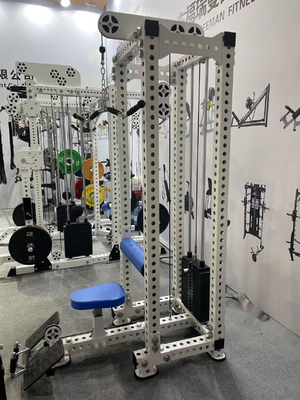 Allenamento di forza 2 in 1 attrezzatura per allenamento a bassa fila con regolazione a più livelli