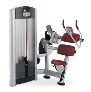 Strength Training Pin caricato seduto abdominale Crunch Machine con resistenza regolabile