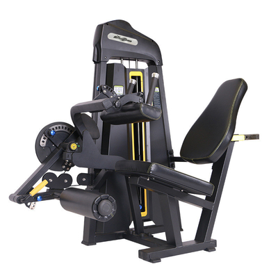 Attrezzature da palestra in acciaio 2 in 1 Dual Function Calf Exercise Pin Load Regolabile Seduto Leg Curl Estensione