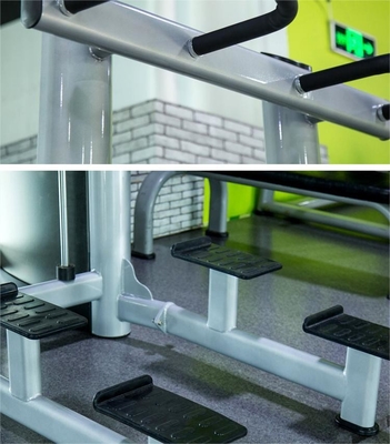 Acciaio Pin caricato Pull Up Bar Triceps Deltoids Workout Assisted Chin Dip Machine per acciaio