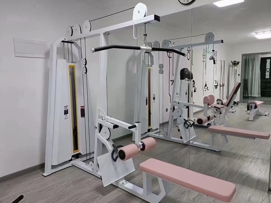 Attrezzature di fitness per palestra commerciale sedute in fila bassa con logo personalizzato disponibile