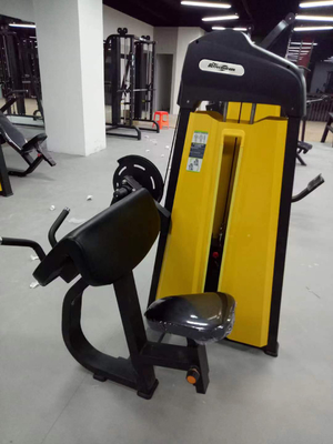 Medium Loader Gym Fitness Equipment Pin Loaded Seated Bicep Curl Machine per allenamento