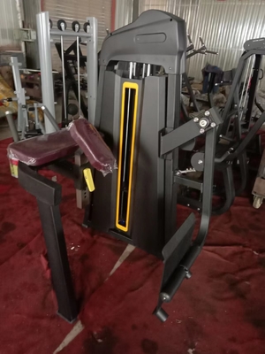 Medium Loader Gym Fitness Equipment Pin Loaded Seated Bicep Curl Machine per allenamento