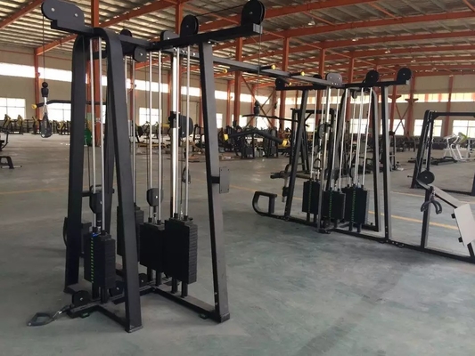 8 Stazione Lat Tirare giù Long Pull Back Press Cable Crossover Righe bassa kin su e giù