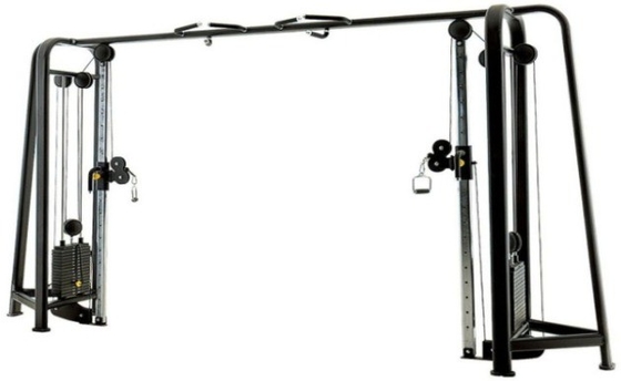 Macchina di allenamento crossover multifunzione con scaffale di allenamento a cavo con 80 kg*2 di peso