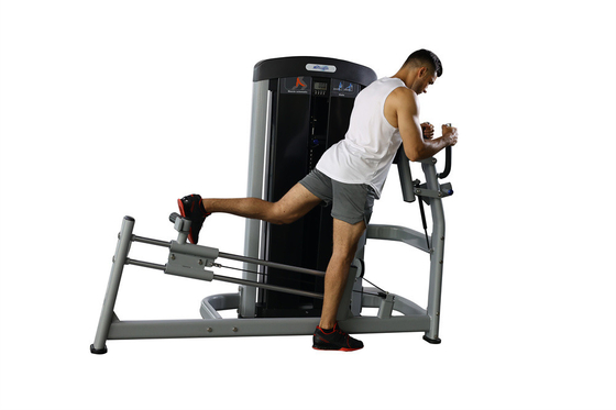 80 kg di peso stack body building glute spinta dell'anca macchina per esercizi di rafforzamento delle gambe