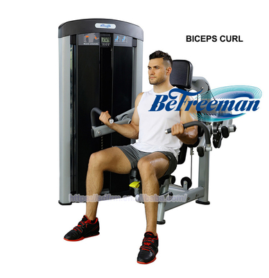 Due strati elettrostatici in polvere di rivestimento Biceps Curl Triceps macchina per allenamenti efficaci