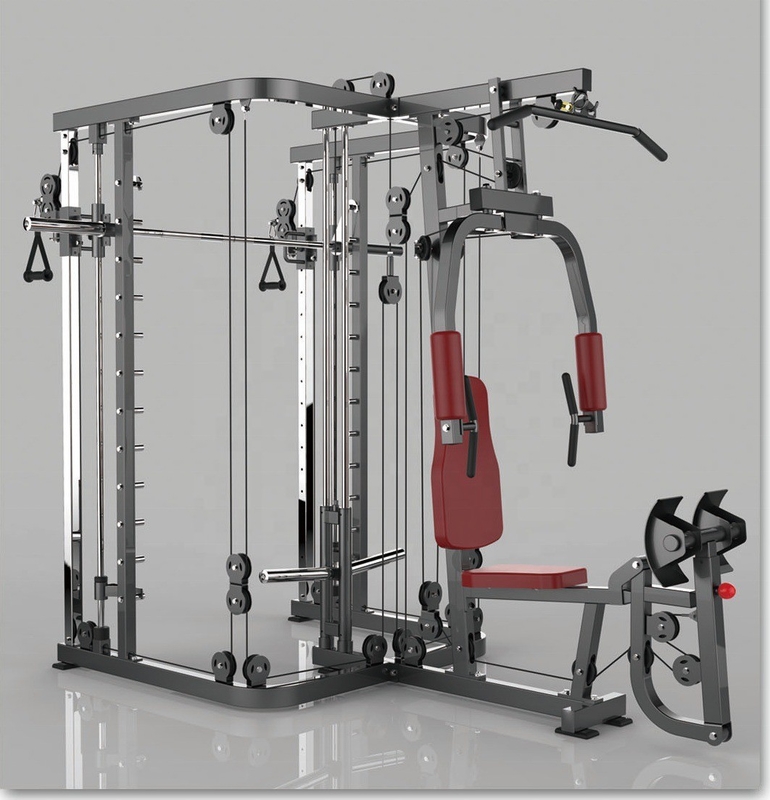 Home Gym attrezzature per l' allenamento della forza multifunzione Power Squat Rack Smith Machine