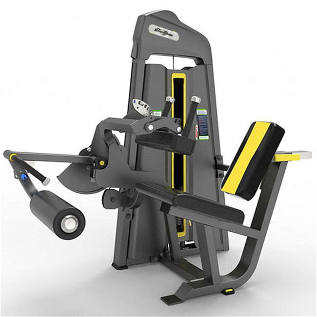 Universal Medium Loader Steel Sitting Leg Curl Machine per allenamento in palestra Selezione del carico pin