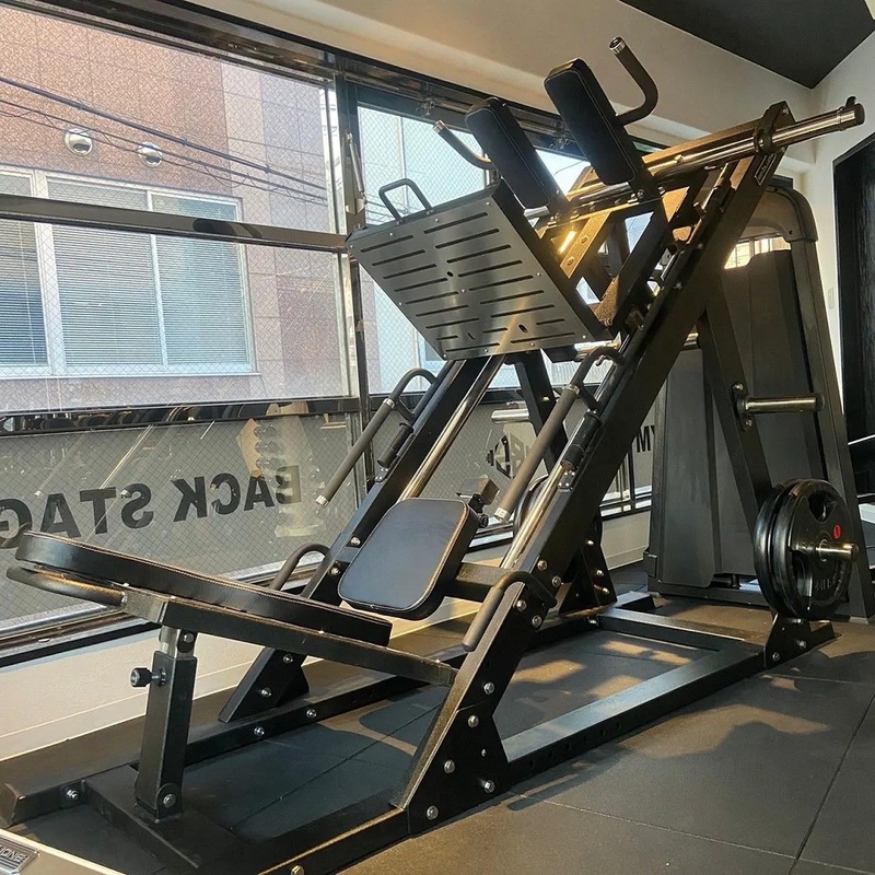 Durabile universale 2 in 1 doppia funzione piastra caricato Leg Press Hack Squat Gym Equipaggiamento