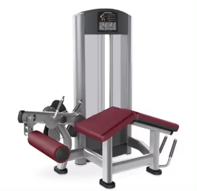 140 kg Acciaio Pini-caricato regolabile seduta Leg Estensione e Leg Prone Curl doppia funzione attrezzature per palestra Medio caricatore
