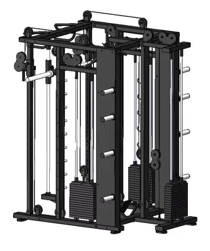 Unisex Functional Trainer Smith Machine Pin caricato e piastra caricata per il rack di ginnastica a casa