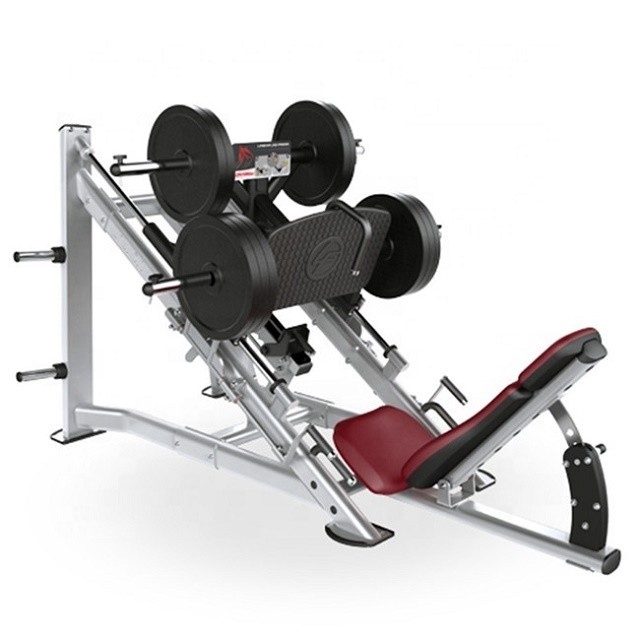Gym commerciale di fitness 45 gradi Leg Press e Hack Squat Machine per l' allenamento della forza