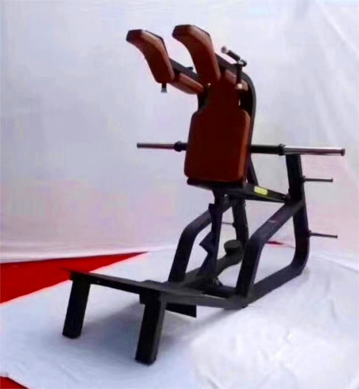 Macchine commerciali con piastre cariche Spessore del tubo 3,0 mm Squat per attrezzature da fitness
