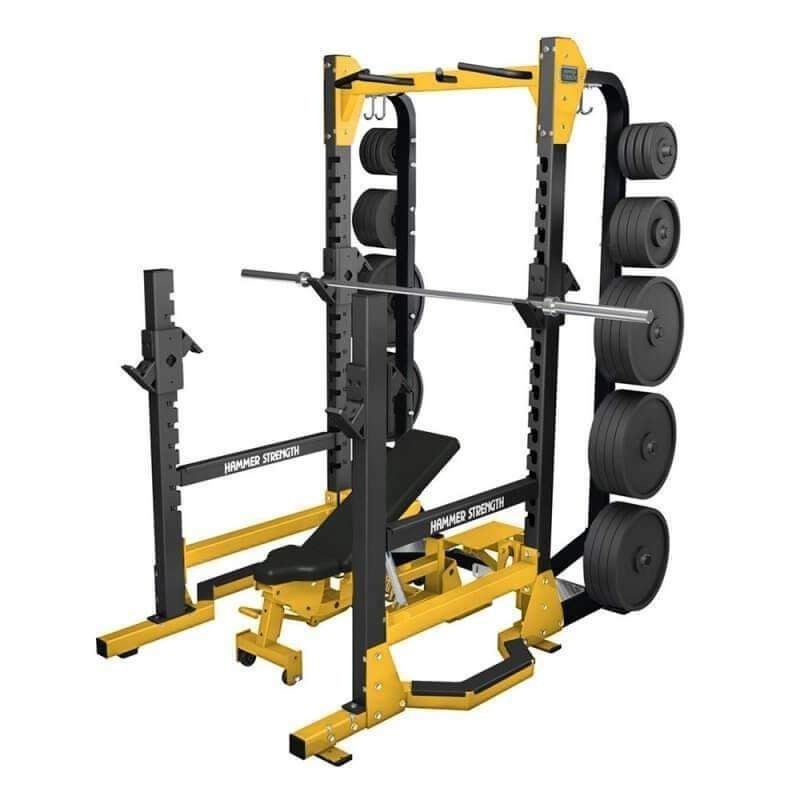 Bench di costruzione del corpo in acciaio e sollevamento pesi per unisex Multi Power Rack Smith Machine