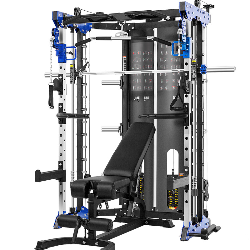 Sport allenamento casa palestra attrezzature potenza Squat Rack Spalla petto Gambe Press Smith Machine Multi Funzionale