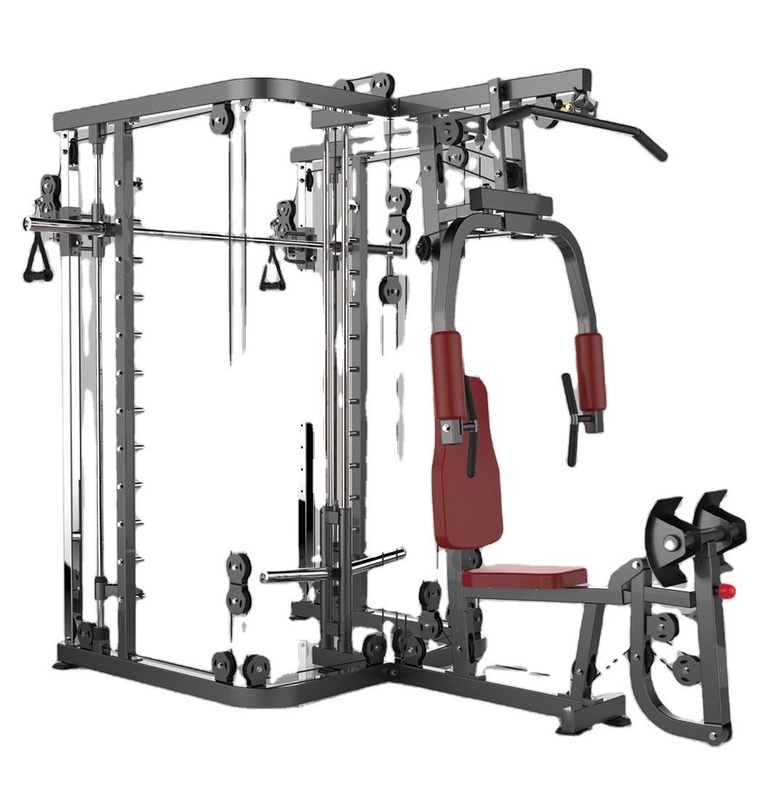 Acciaio Q235 Macchine Smith multifunzione all in one per allenamento corpo intero e boxe