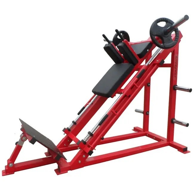 Gym Workout Medium Loader Plate caricato 45 gradi Squat Lift Machine per glute e quad