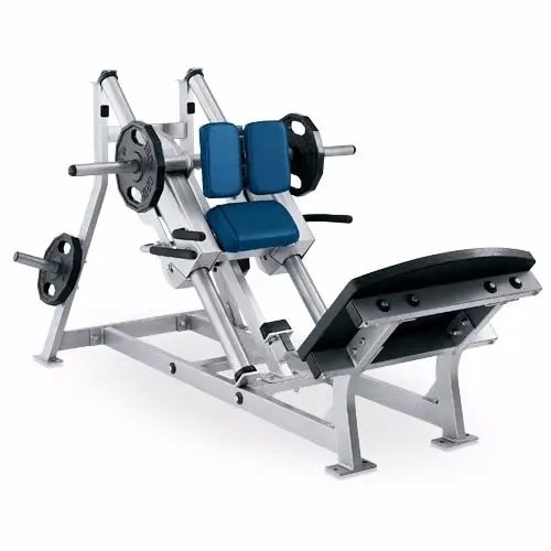 Piastra carica Glutes Quads Hack lineare Leg Press Hack Squat per lo sviluppo del basso corpo