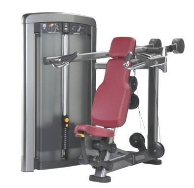 Selezione del carico del pin Medium Loader Gym Shoulder Press Machine per il logo commerciale personalizzato
