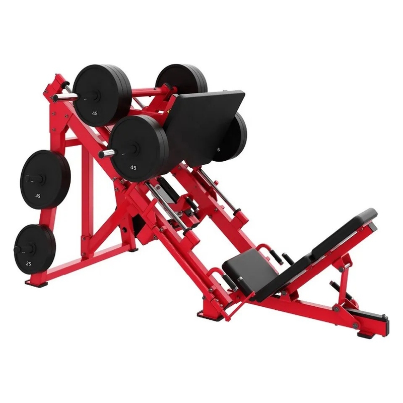 Pesi regolabili Piastra carica Hack Slide Lineare Leg Press per toned Calf e Quads