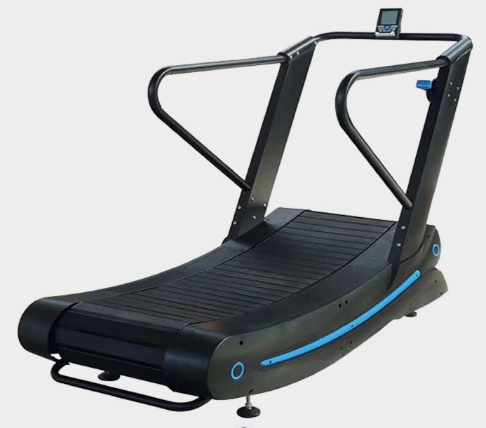 Tapis roulant curvo per allenamento cardio auto-generatore e massimo peso dell'utente 200 kg