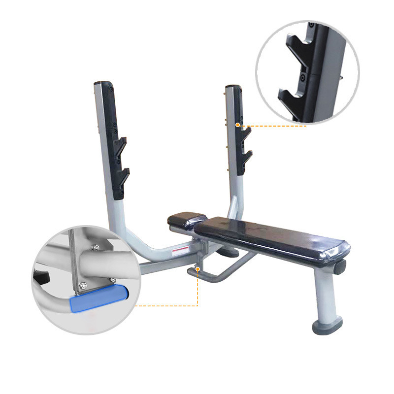 Bench di pesatura per caricatori medi di acciaio piatto commerciale Bench per casa attrezzature di fitness