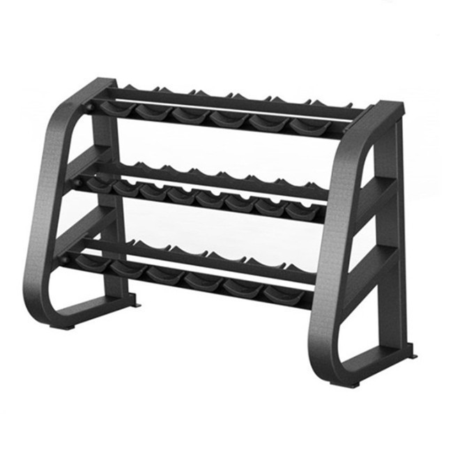 Home Gym Fitness attrezzature scaffalatura per manubri con colore opzionale selezionabile del telaio