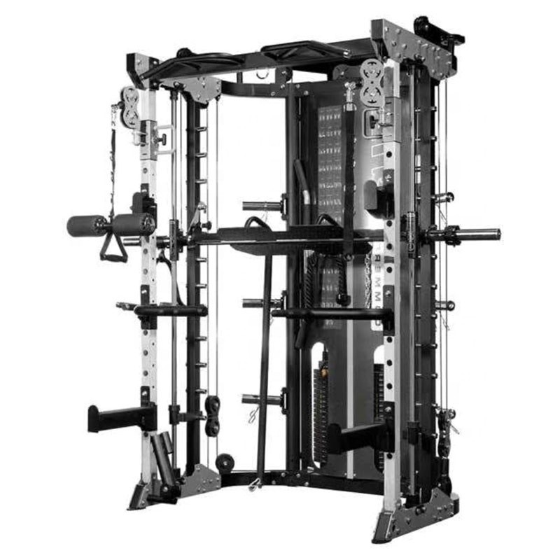 Unisex 1230*1270*2230 attrezzature per palestra commerciale multifunzione Smith Machine per la casa