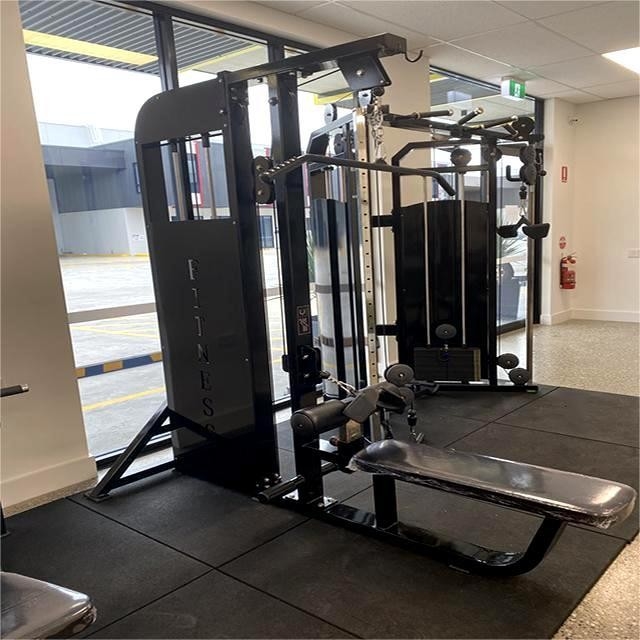 Home Gym 2 in 1 Seduta Lat Pulldown Machine con costruzione in acciaio di livello commerciale
