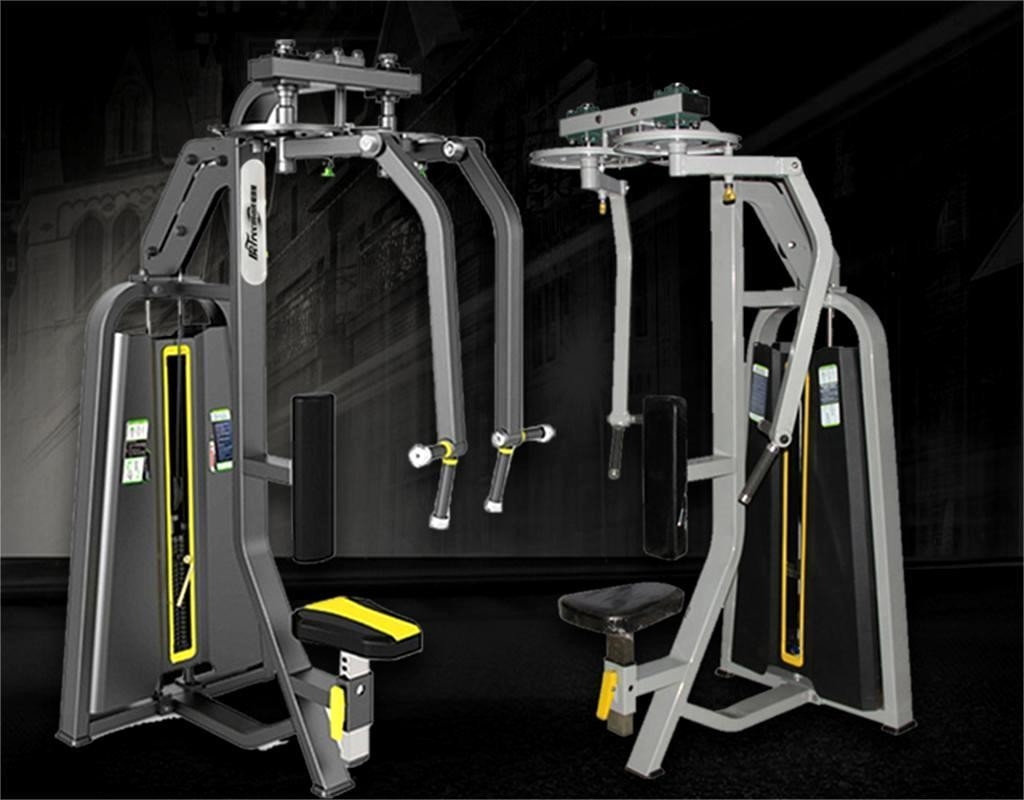 3Spessore del tubo.0 mm Pelle Deck Fly Machine attrezzatura per palestra professionale per allenamento del braccio