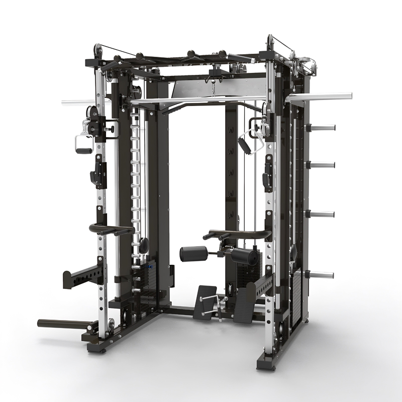 Esercizi per braccia e spalle Befreeman Gym Center Macchina Smith All-In-One con stack di pesi in acciaio