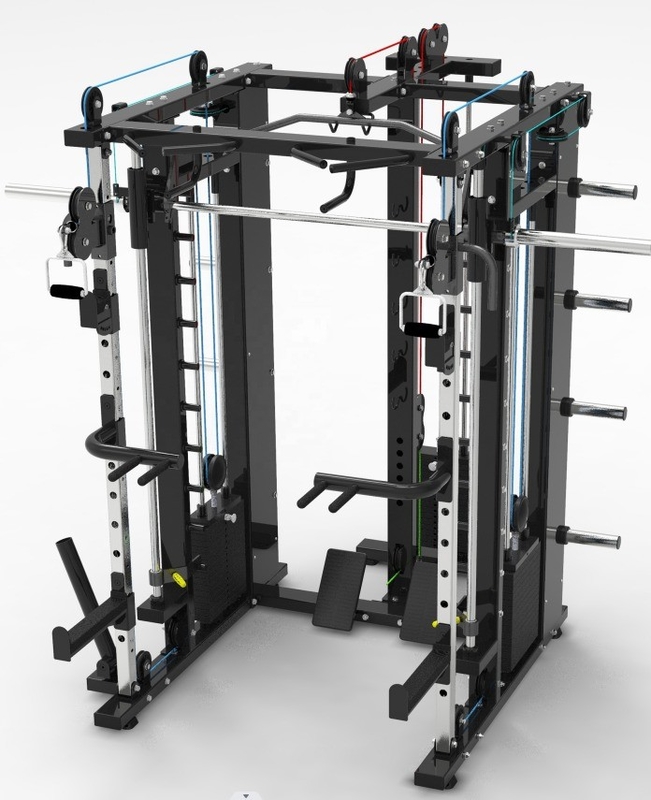 Attrezzature per palestra multifunzione con stacks di peso e capacità di 80 kg*3 per uso commerciale