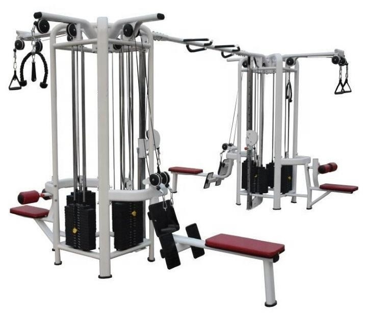 8 stazioni allenatore funzionale attrezzature da palestra per unisex opzionale colore del telaio selezionabile
