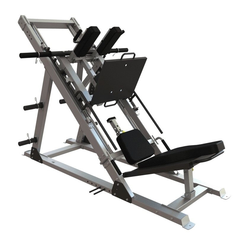 Disponibile il logo personalizzato di attrezzature fitness per palestra 2 in 1 Leg Press e Hack Machine