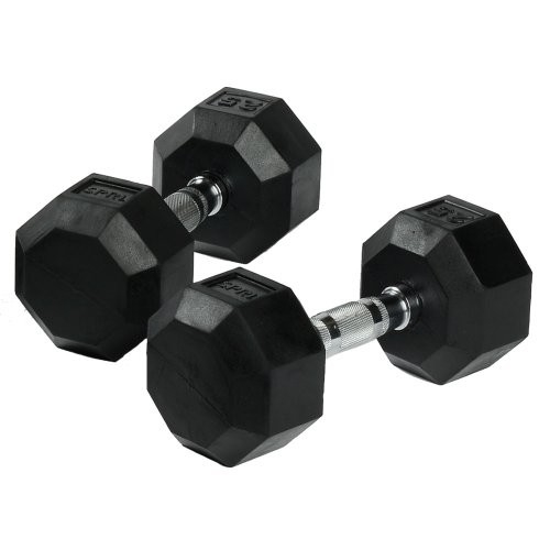 2.5kg Black Rubber Hex Dumbbell Set Lo strumento definitivo per gli appassionati di fitness generale