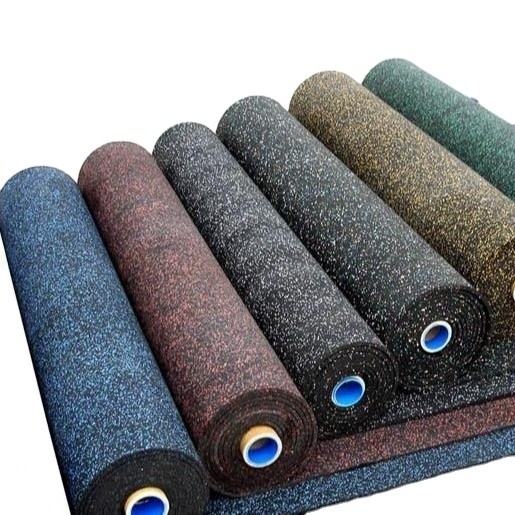 3mm/4mm/5mm/6mm/7mm/8mm/9mm/10mm Anti Slip Rubber Floor Mat Roll per il centro fitness Ect