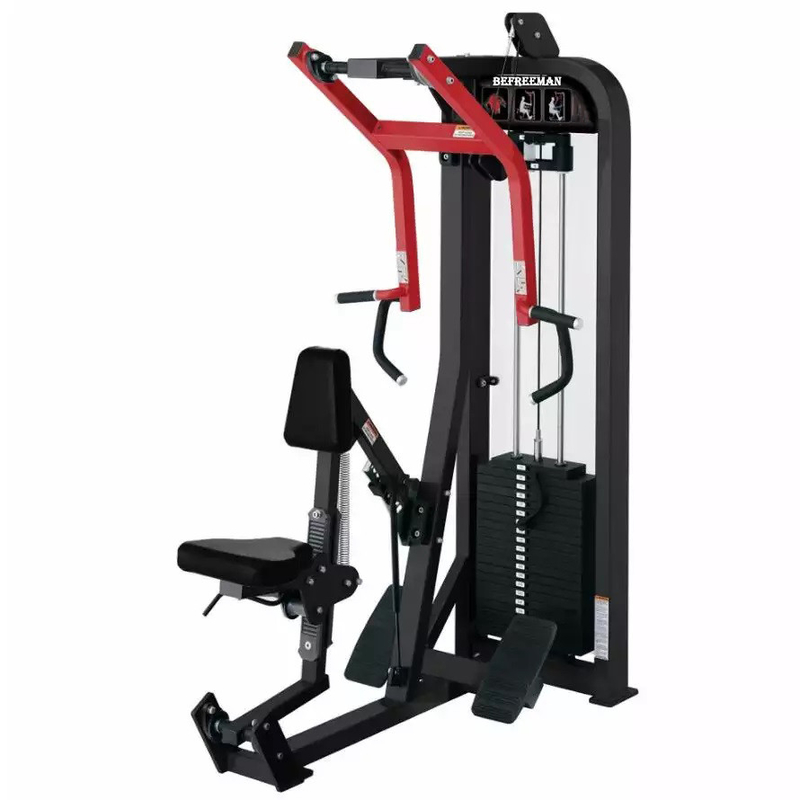 Sport Indoor Steel Pin Load Selection Back Extension Seated Row Machine per il commercio