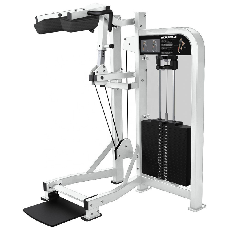Fitness Steel Standing Calf Raise Machine Medium Loader Tipo con selezione del carico pin