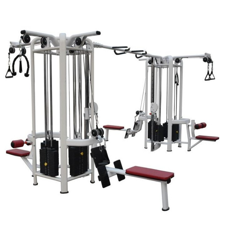 8 Stazioni Multi Gym Perfetto per allenamento di forza e esercizi toracicici a cavo