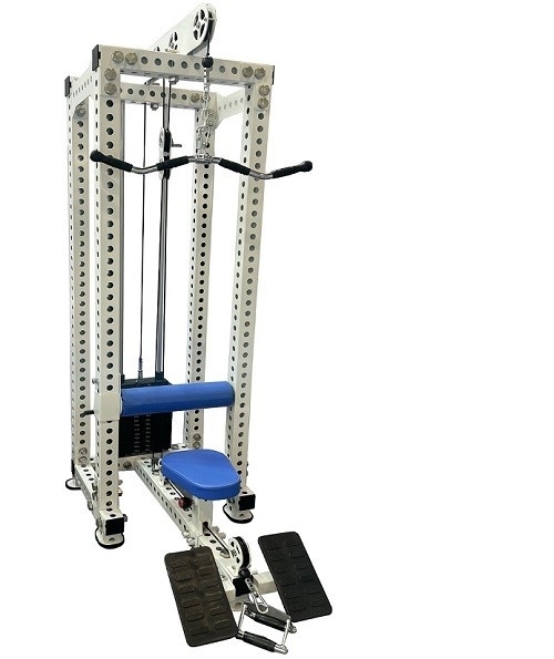 Allenamento di forza 2 in 1 attrezzatura per allenamento a bassa fila con regolazione a più livelli