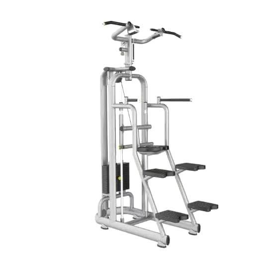 Medium Loader Strength Training Assist Chin Dip Machine opzionale colore del telaio selezionabile