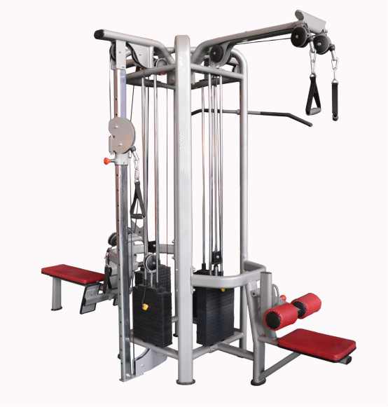 Home Fitness Equipment Grande caricatore per logo personalizzato e palestra commerciale a 4 stazioni